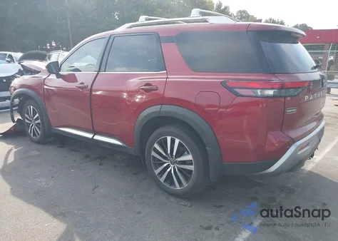 2025 Nissan Pathfinder Platinum 4Wd z USA, uszkodzony, nr VIN 5N1DR3DJXSC200781